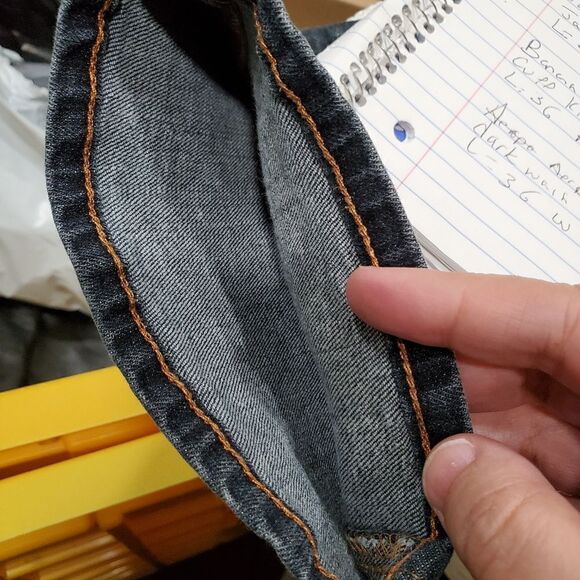 Aeropostale dark Wash slim straight jeans size 30×30 - Picture 5 of 8